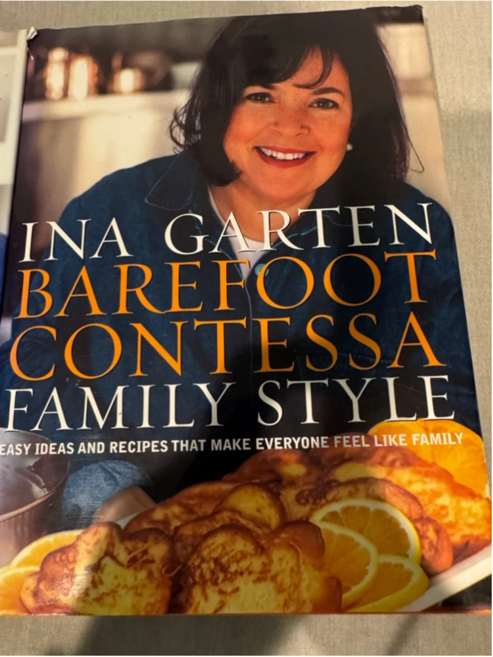 Ina Garten 2 Cookbooks Barefoot Contessa At Home & Family Style Hardcover